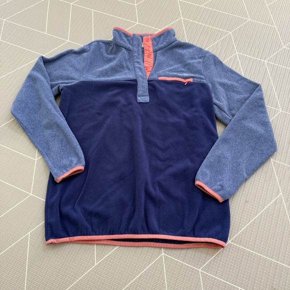 Columbia Women's 1/4 Snap Fleece‎ Pullover Size L Blue - Picture 1 of 6